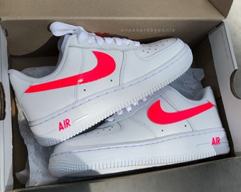 Pink Air Force 1 - Etsy