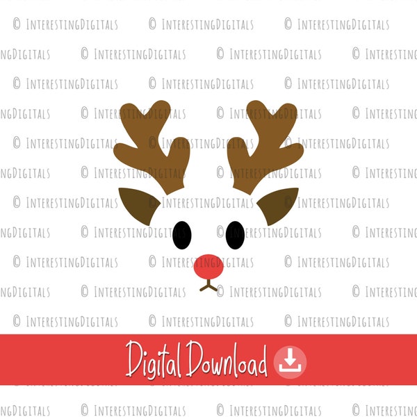 Reindeer christmas printable, Rudolf the red nosed reindeer png, Rudolf, Rudolf png, Reindeer face png, Reindeer artwork, Deer face, Digital