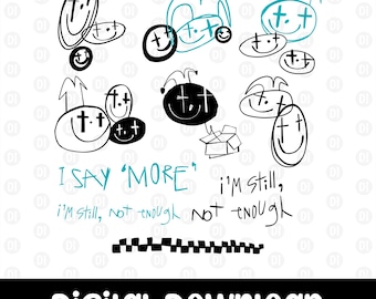 K-pop printables, Kpop clipart, JITB, Fanmade, Clip art, Pngs, Digital download