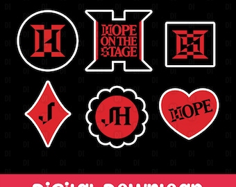 Materiały do druku związane z K-popem, darmowe materiały związane z K-popem, gorące tematy, naklejki cyfrowe, pliki PNG, pliki do pobrania