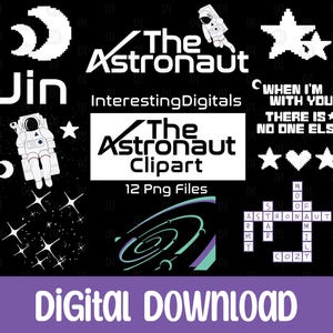 K-pop printables, Kpop clipart, The Astronaut, Clip art, Pngs, Digital download