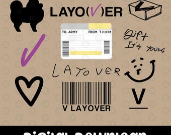 K-pop printables, Kpop clipart, Layover, Fanmade, Clip art, Digital download