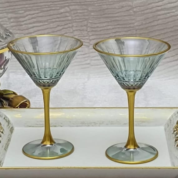 Amyoole Martini Glasses Set Of 6, 8 Oz Premium Crystal Coupe Glasses, Hand Blown Champagne Drinkware With 6 Cocktail Picks, Clear Cocktail Glasses For Bar, Parties, Martinis, Margaritas - View #7