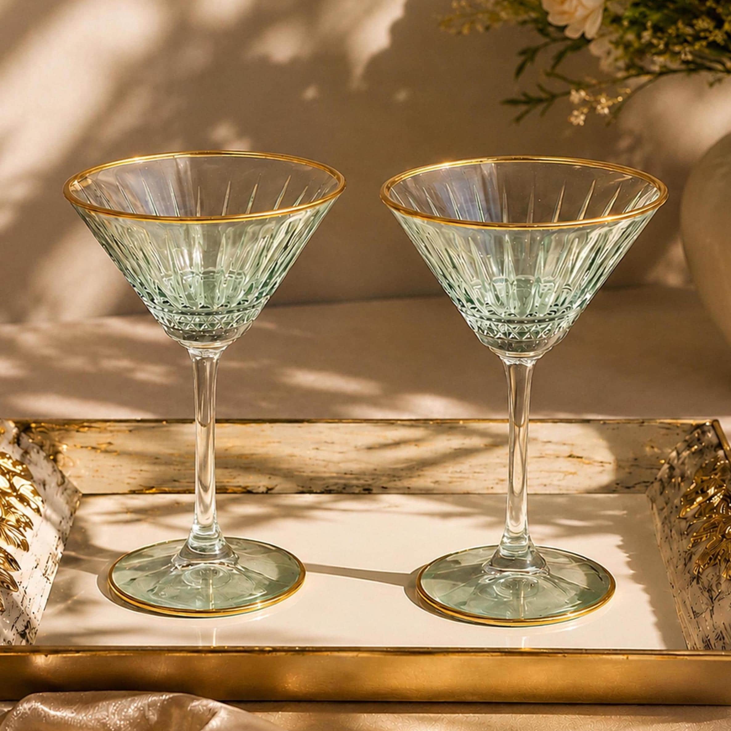 Vintage Martini Glasses - Etsy