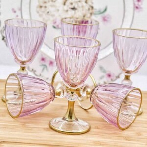 Set of 4 Liqueur Glasses Sherry Glasses Cocktail Glasses