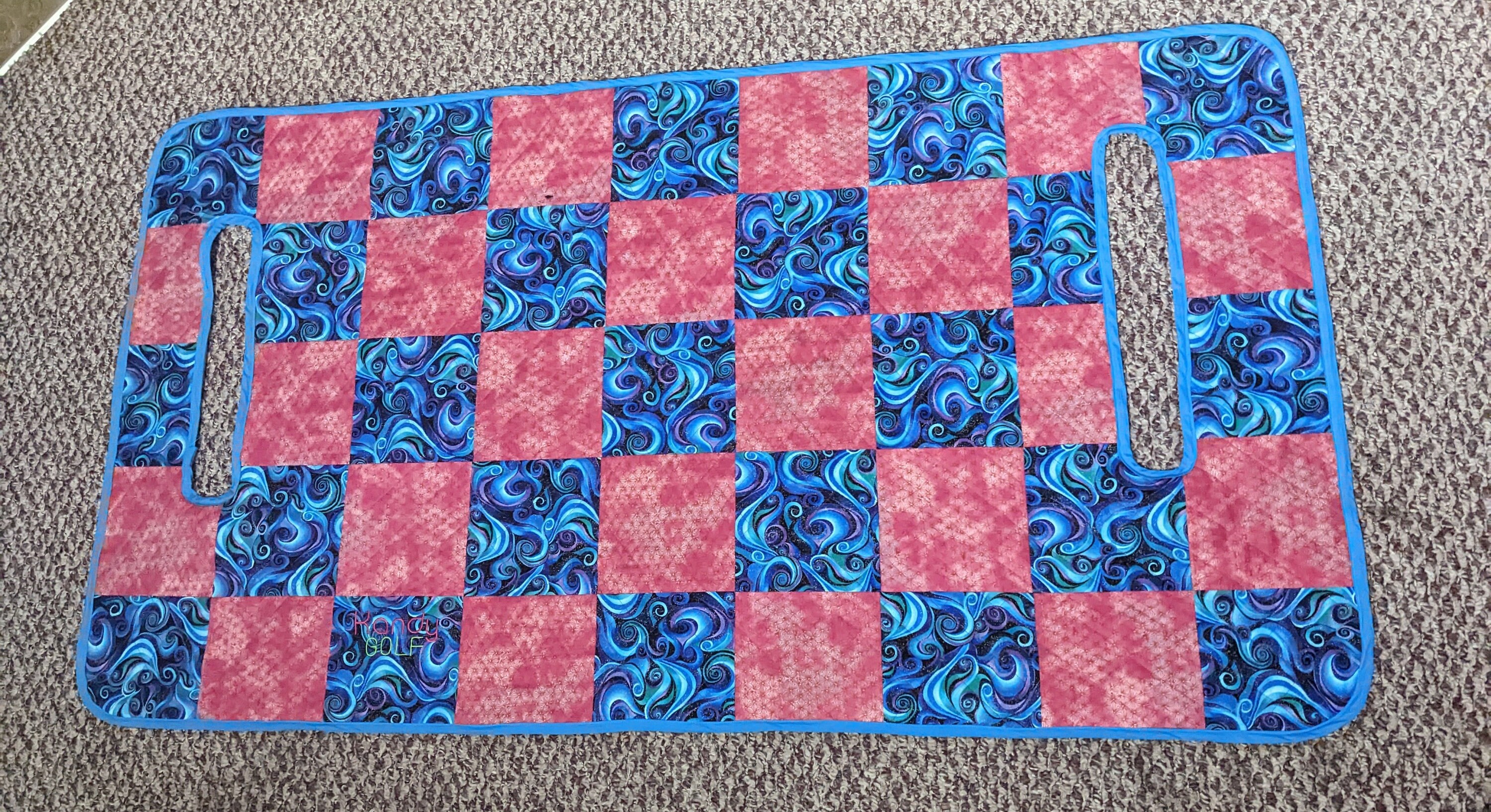 Quilted Golf Cart Seat Cover Etsy