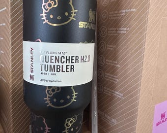 Kubek Stanley HK 40 uncji ze słomką Holograficzny czarny