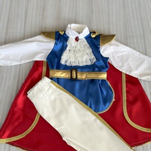 The Little Prince Costume,Toddler King Outfit,Prince Costume,1st Birthday Outfit,Prince Charming Costume,Christening Majestic Baby Boy Suit