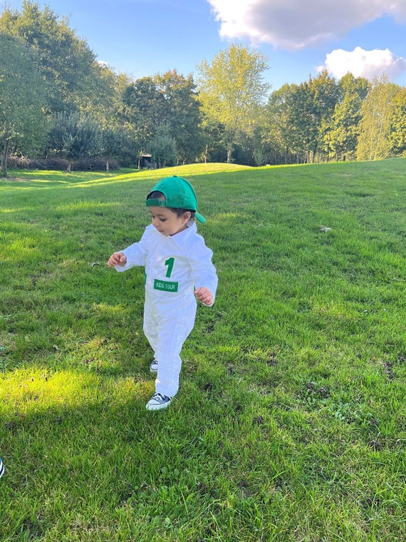Tenue personnalisee de golf long short caddy pour enfantsCostume de golf blanc vert pour tout petitsUniforme de golf pour bebe du 1er anniversaireCostume brode a la machine Etsy Canada