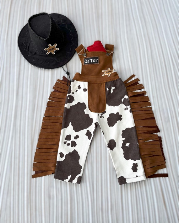 Personalized Toddler Cowboy Brown Western Outfit*infant Brown Wild