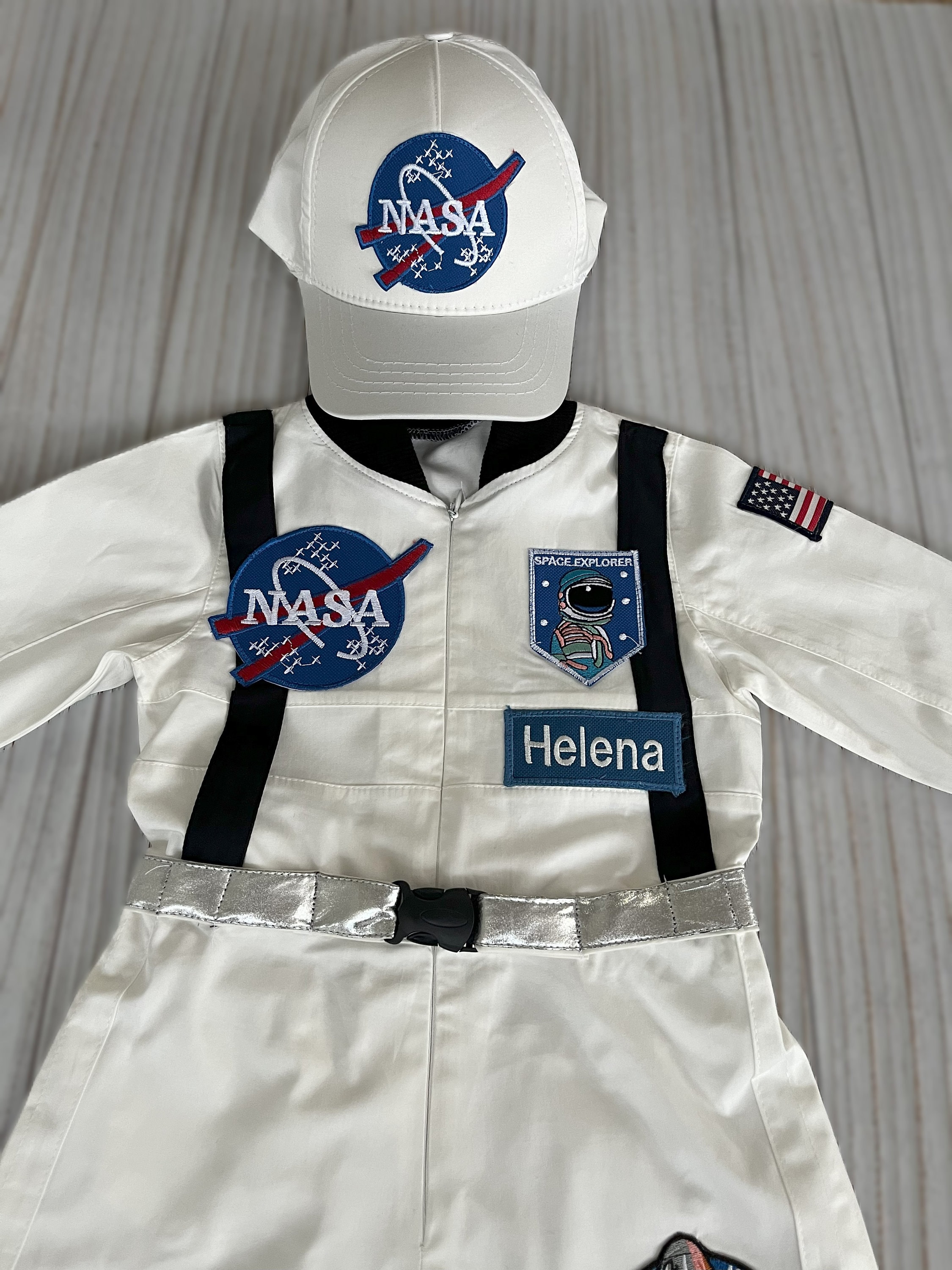 Personalized White Longshort Astronaut Kids Costume*space Baby — free download
