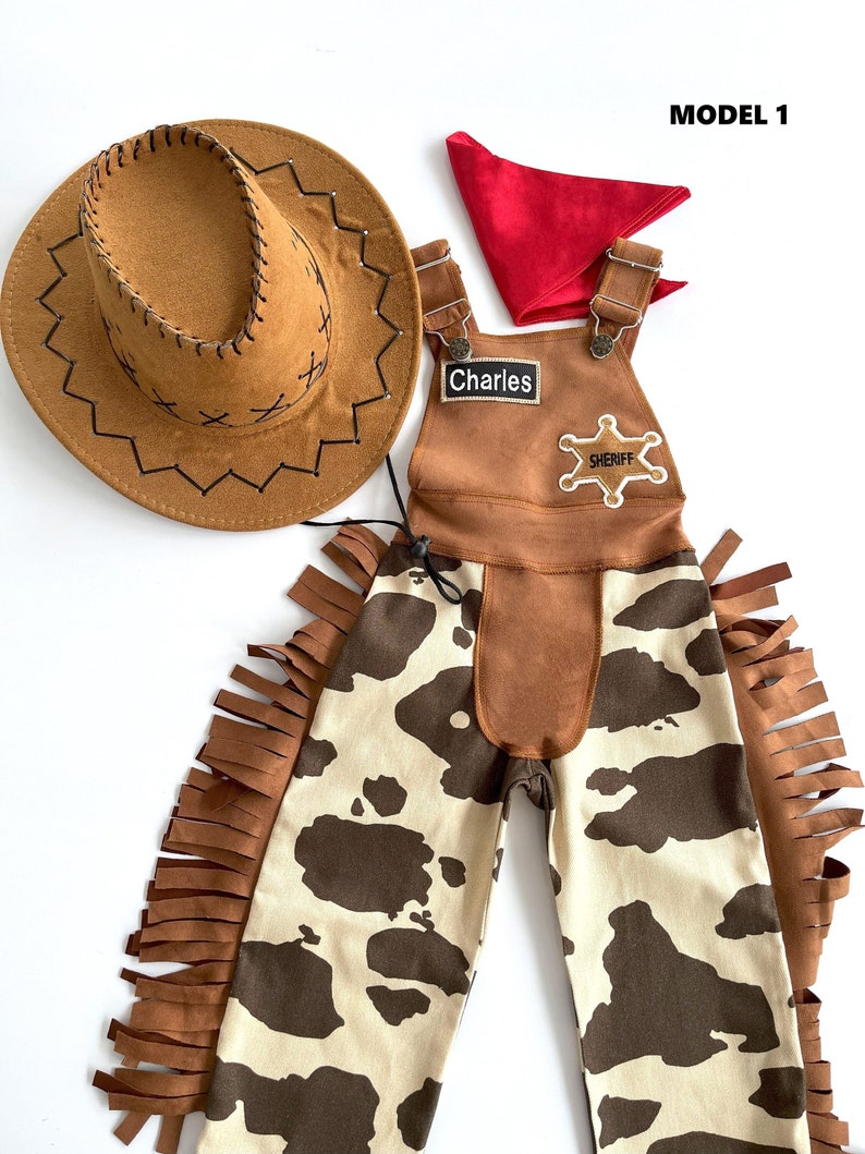 Personalized Toddler Cowboy Brown Western outfitInfant Brown Wild west suitToddler Rodeo Outfit1st Birthday outfitCowboy pants for baby image 4