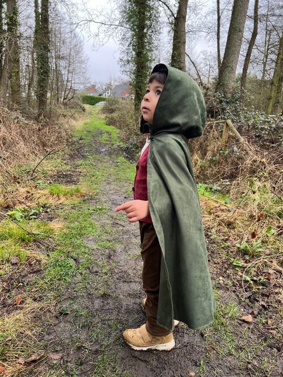 Toddler Medieval Woodland Cloak hobbit Inspired Halloween Costume ring Bearer Costume for Wedding 1st Birthday Outfit halloween Kids Costume Etsy