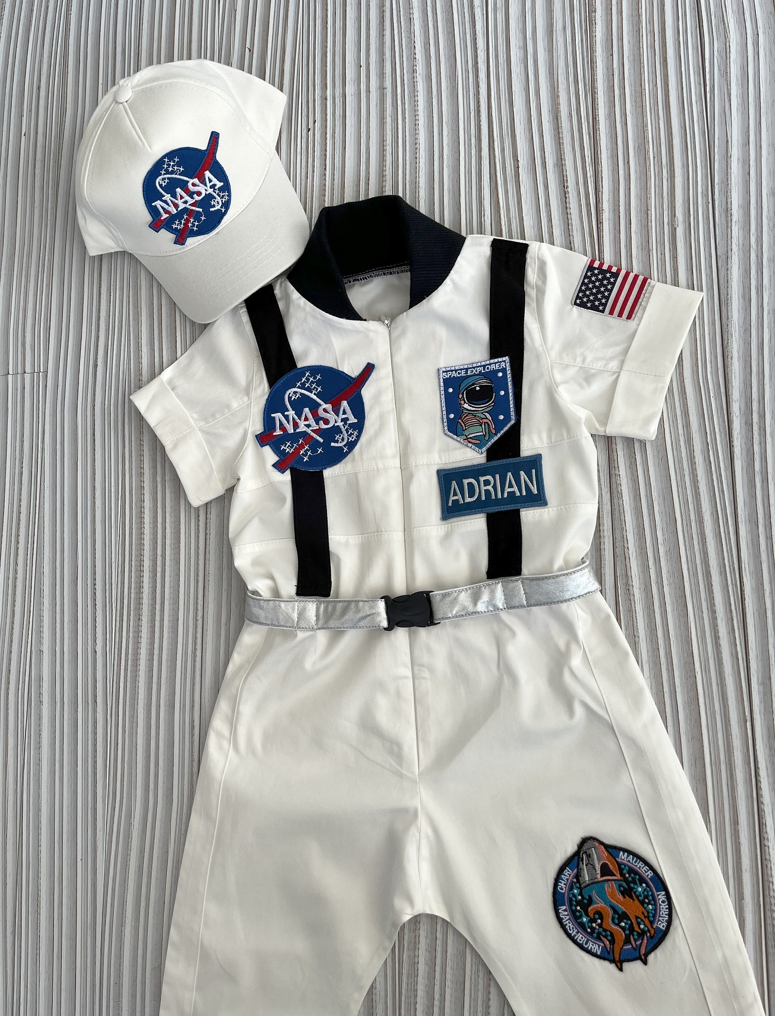 Personalized White Longshort Astronaut Kids Costume*space Baby — free download