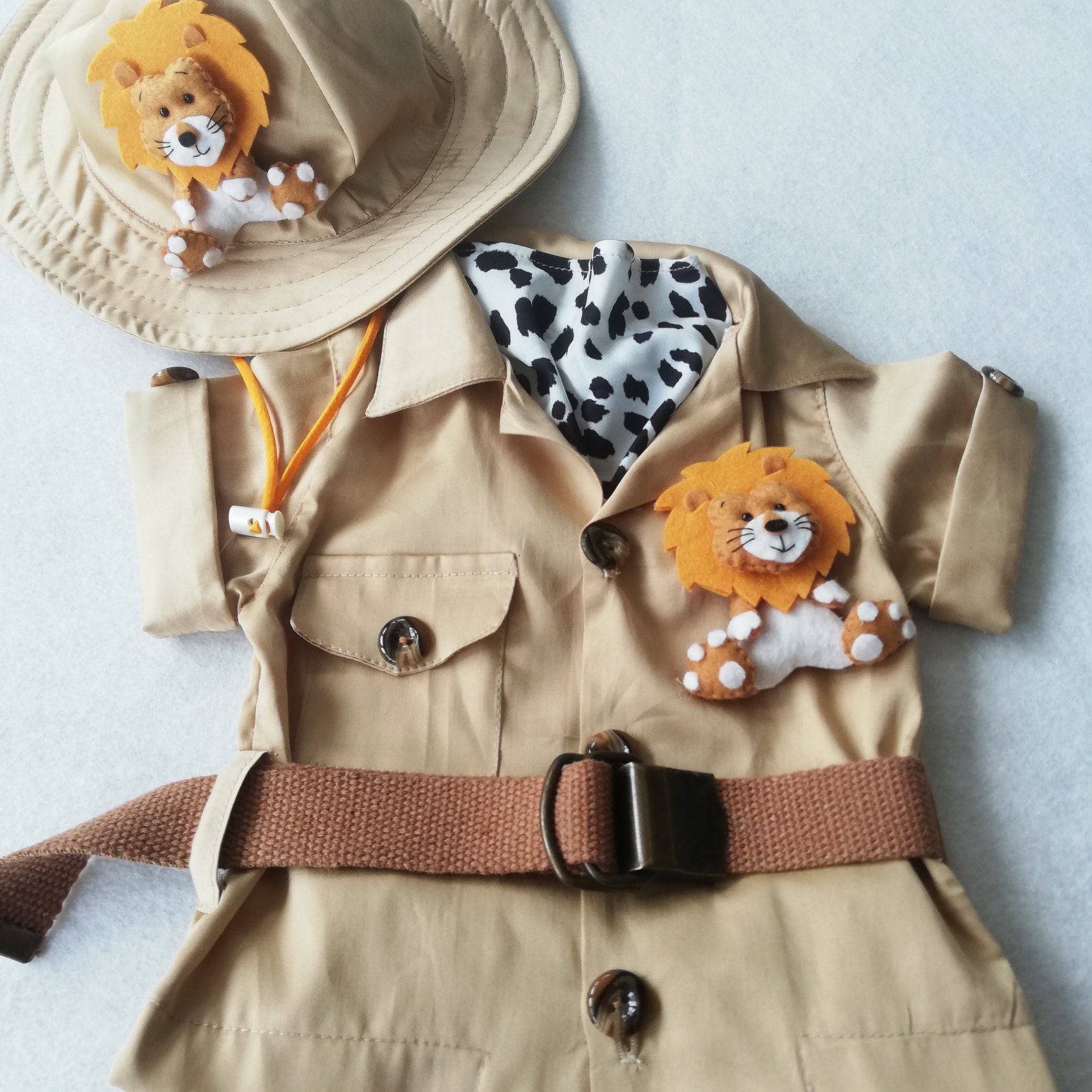 Kids Girls Safari Weather Jacket- Ivory main image 0