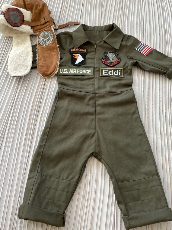 Disfraz de Piloto de Combate Oficial para niño