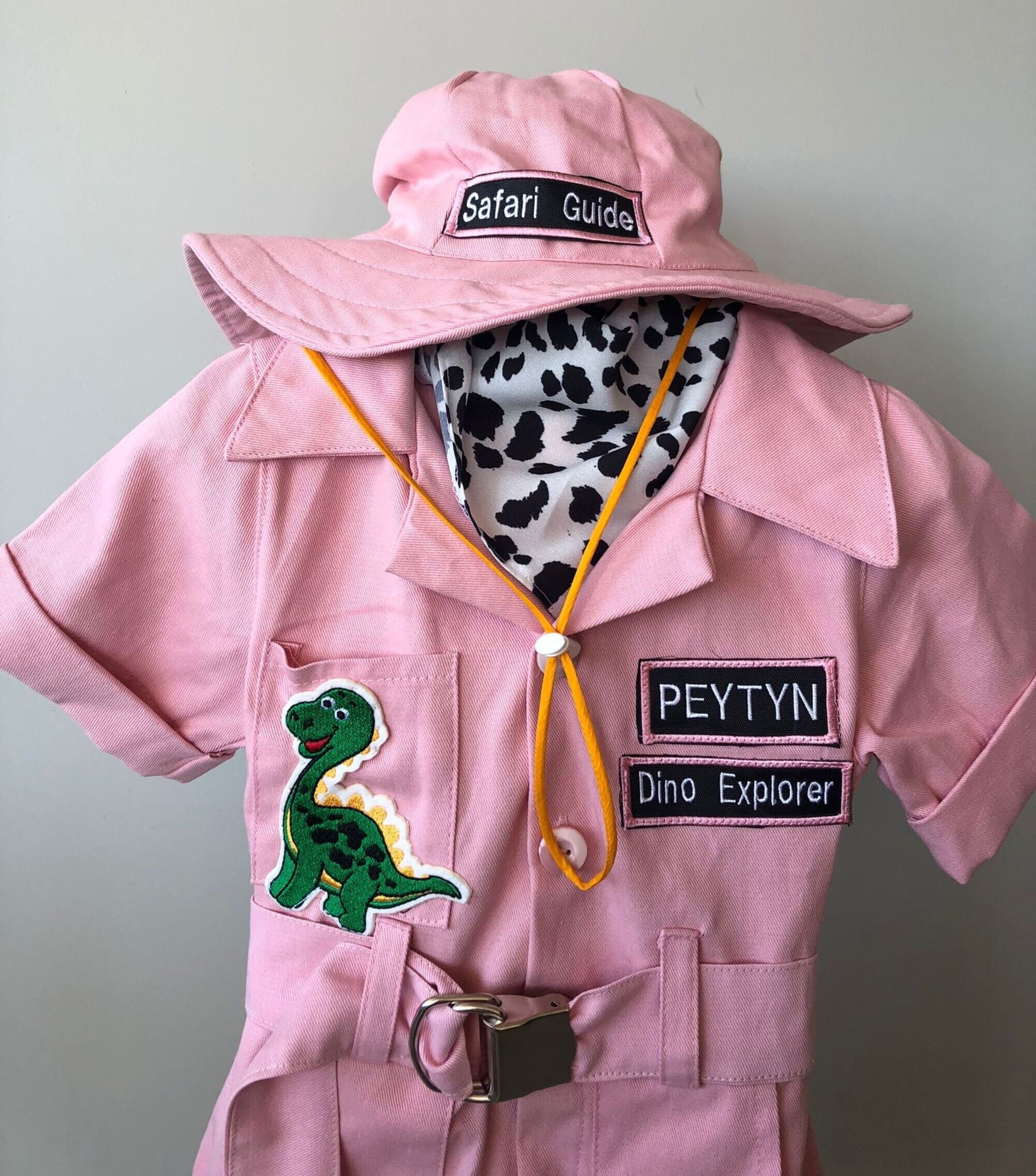 Personalized Baby Girl Pink Adventure Safari Costume minnie Etsy