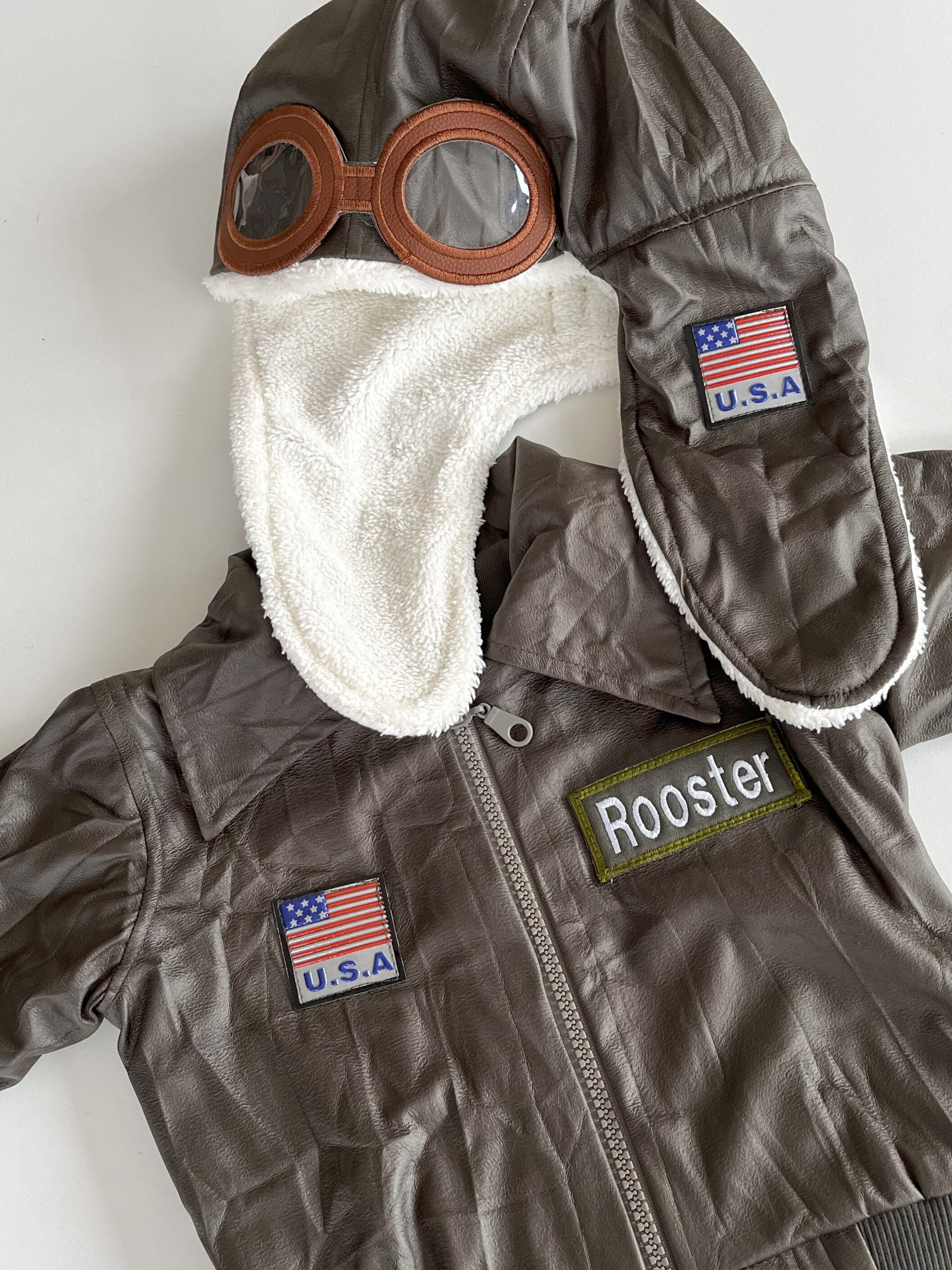 Giacca Da Pilota Bambino | US CWU Con Distintivo | Taglia XL | In Nylon E Poliestere - Foto 14