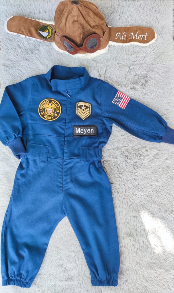 Navy Blue Pilot Costume Navy Blue Pilot Costume