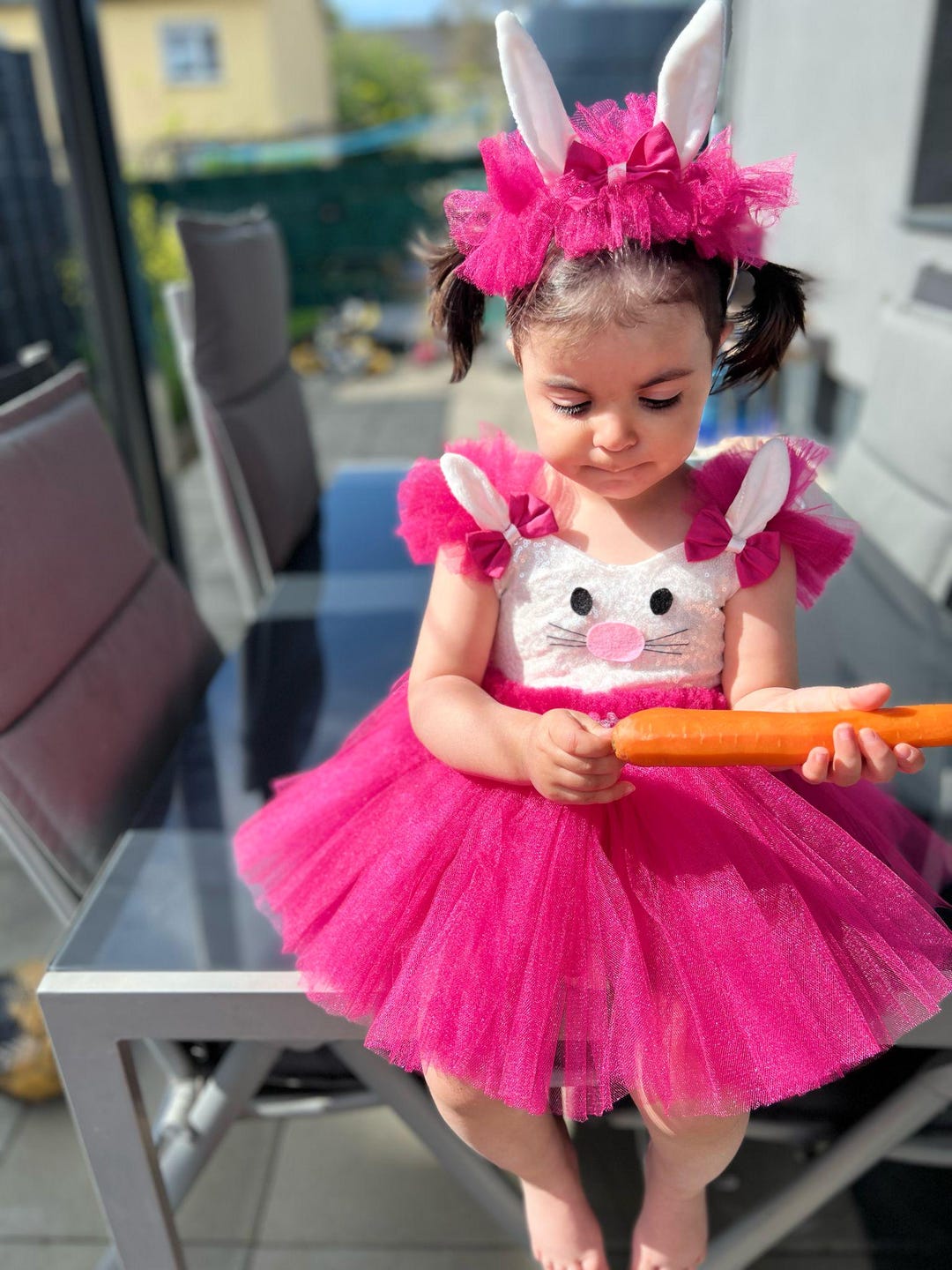 Toddler Easter Pink Dress,first Easter Outfit,easter Baby Photo Shoot,bunny  Suit for Girl,baby First Easter Suit,pink Bunny Baby Costume