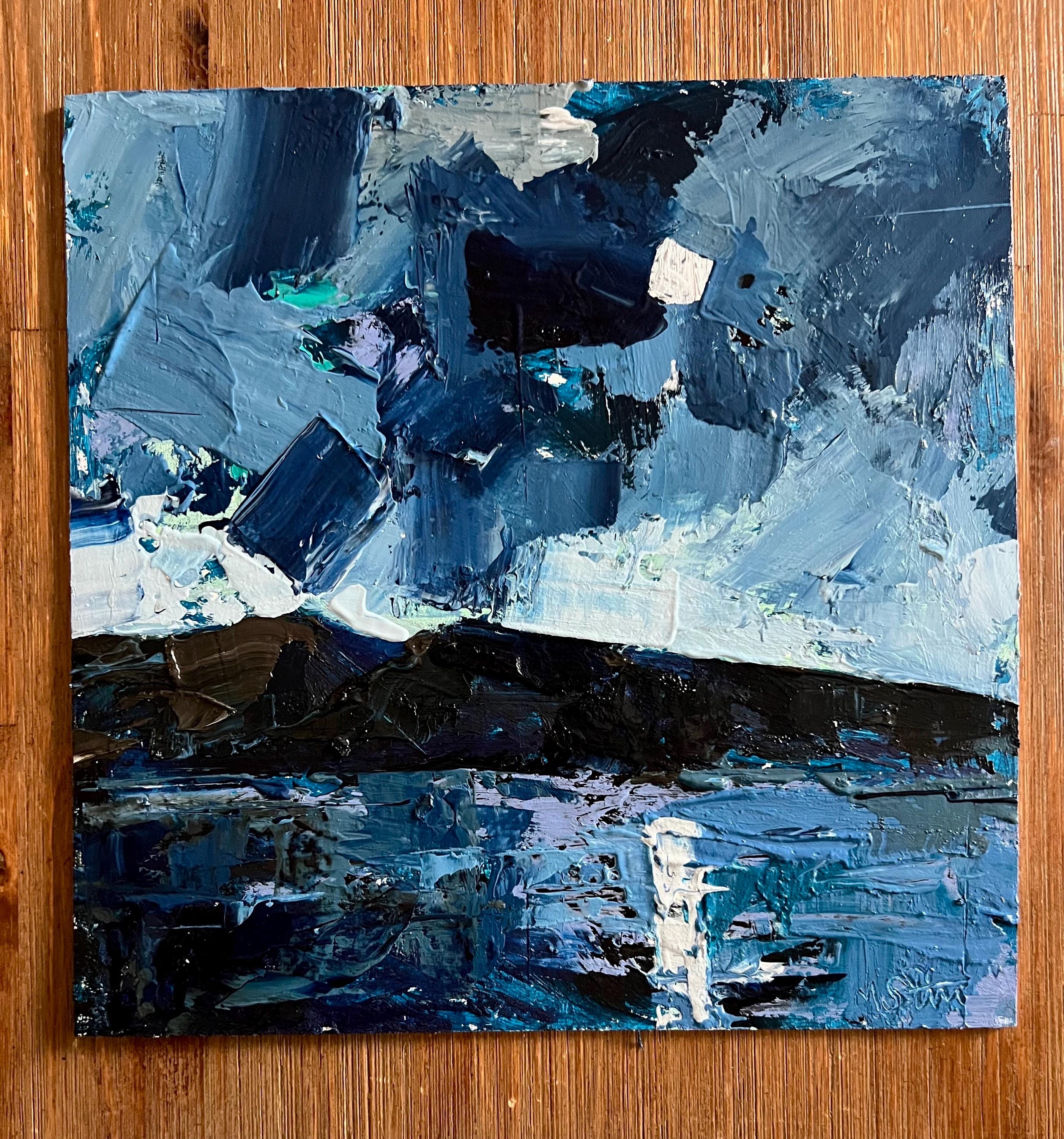 【F15号】good blue(FRANCOIS) oil painting F15号】good blue(FRANCOIS) oil painting