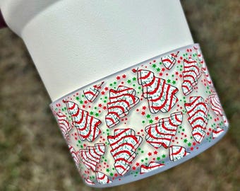 Transparent Christmas Tree silicone boot. Cup Accessories.