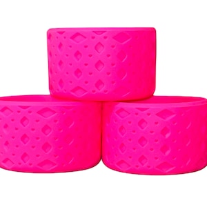 Malibu Hot Pink silicone boot. Cup Accessories. The Pop-Pops of Love Collection.