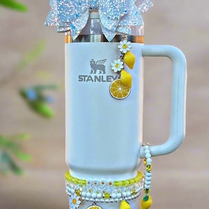 Lemonade Cup Accessories. Tumbler Cup Bracelets. Handle charm. Straw topper. Each Sold Separately.