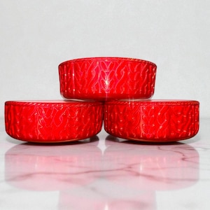 Ruby Red Holographic Tumbler Boot || The Classic Cardi || 3&quot; Tumbler Accessories. Red Shimmer. See photo for size chart.