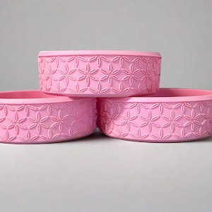 Blushing Matte Pink Bloom Boot. Short Silicone Boot. Water Bottle Accessories. Hydrate in Style. See photos for sizing and compatibility.