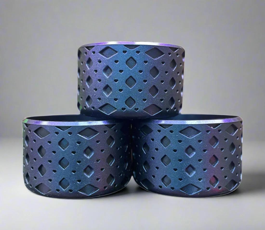 Galaxy Blue silicone boot. Cup Accessories. The Pop-Pops of Love Collection.