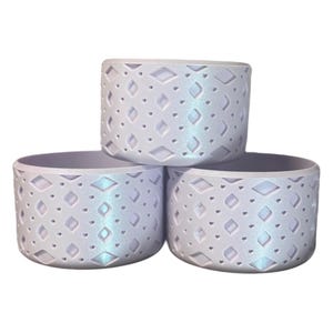 NEW Light Purple texture silicone boot. Cup Accessories. The Pop-Pops of Love Collection. Aster. Primrose Glow.
