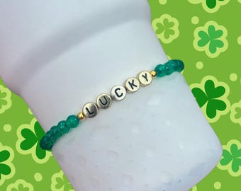 Lucky Shamrock St Patrick's Day Single Cup Bracelet Tumbler Boot Topper Cup Accessories. Cup and Boot not included.