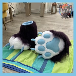 High Quality Fursuit Feet Paw and Feet Hoof Plantigrade Commission / Custom Fursona Character Cosplay / Indoor and Outdoor Costumes