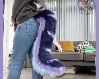 Cola de fursuit personalizada por encargo / Disfraz de fursona de cosplay con supermovimiento Waggy