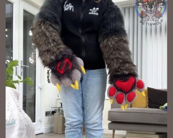 Custom Fursuit Arm Sleeves / Fursona Cosplay Commission