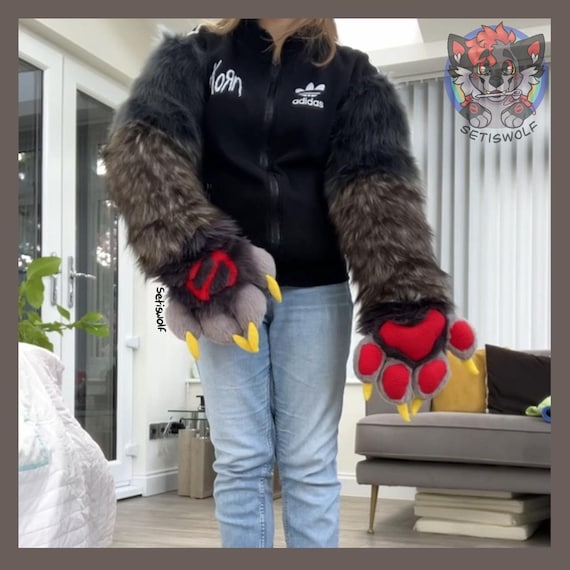 Custom Fursuit Arm Sleeves / Fursona Cosplay Commission