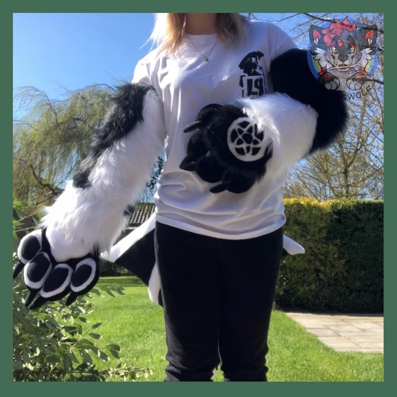 Custom Fursuit Arm Sleeves / Fursona Cosplay Commission image 13