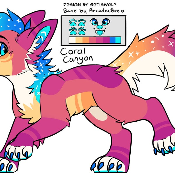 Digital Furry Character Fursona Adopts