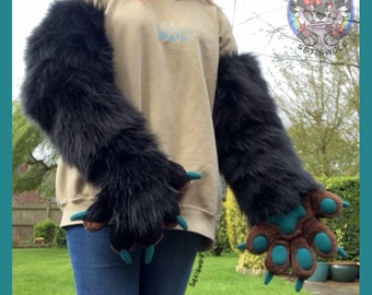 High Quality Fursuit Arm Sleeves Commission / Custom Fursona Character Cosplay