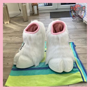 Custom Fursuit Feet Hooves / Indoor and Outdoor Fursona Cosplay Costume