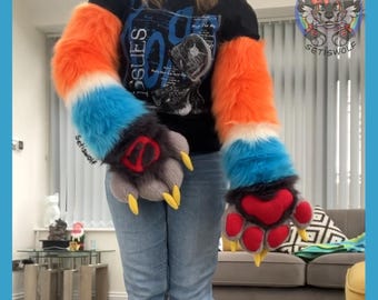 Custom Fursuit Arm Sleeves / Fursona Cosplay Commission