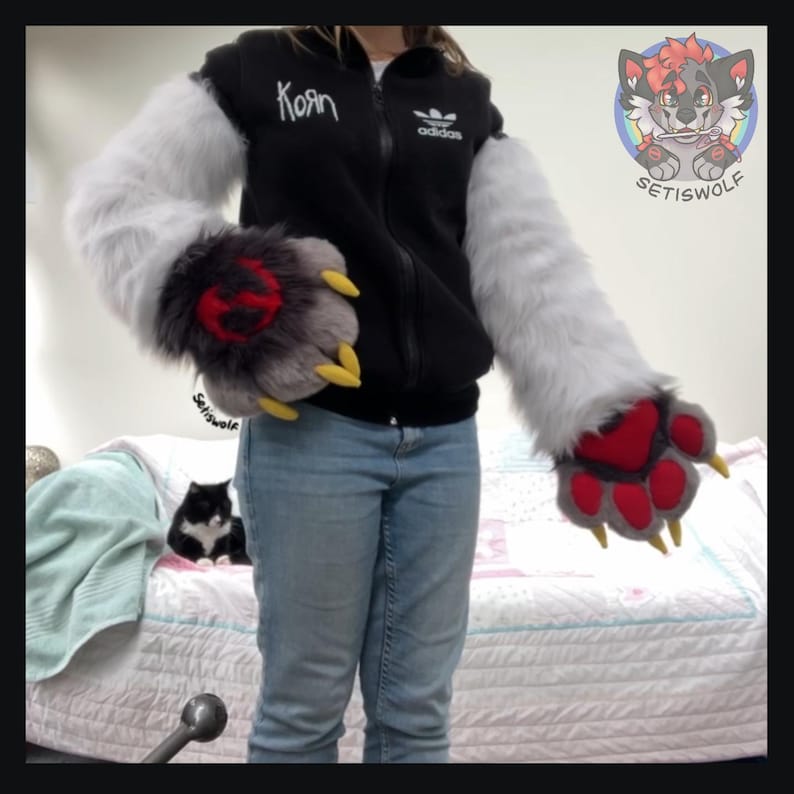 Custom Fursuit Arm Sleeves / Fursona Cosplay Commission image 11