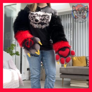 Custom Fursuit Arm Sleeves / Fursona Cosplay Commission image 2
