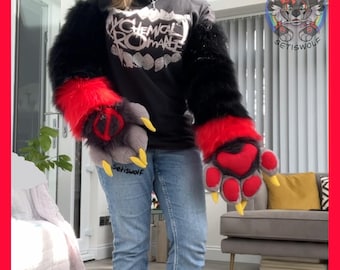 Custom Fursuit Arm Sleeves / Fursona Cosplay Commission