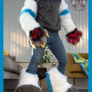 Custom Fursuit Arm Sleeves / Fursona Cosplay Commission image 14