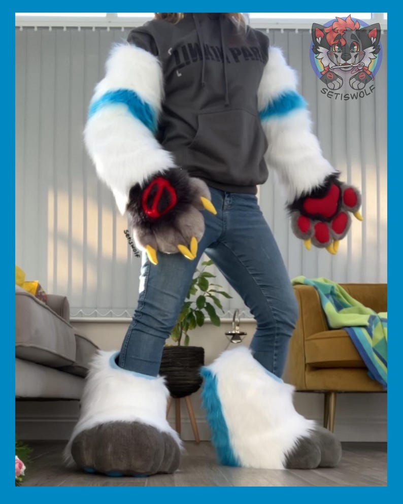 Custom Fursuit Arm Sleeves / Fursona Cosplay Commission image 14