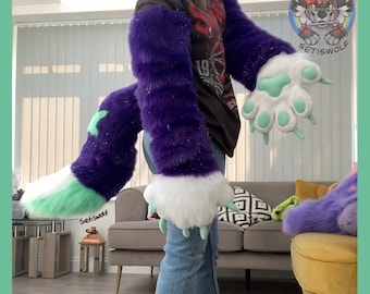 Custom Fursuit Arm Sleeves / Fursona Cosplay Commission