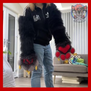 Custom Fursuit Arm Sleeves / Fursona Cosplay Commission