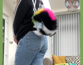 Custom Fursuit Tail Commission / Waggy Super Motion Cosplay Fursona Costume